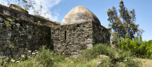 Die Basilika Ermita de San Ambrosio in der Gemeinde Barbate, Provinz Cádiz.